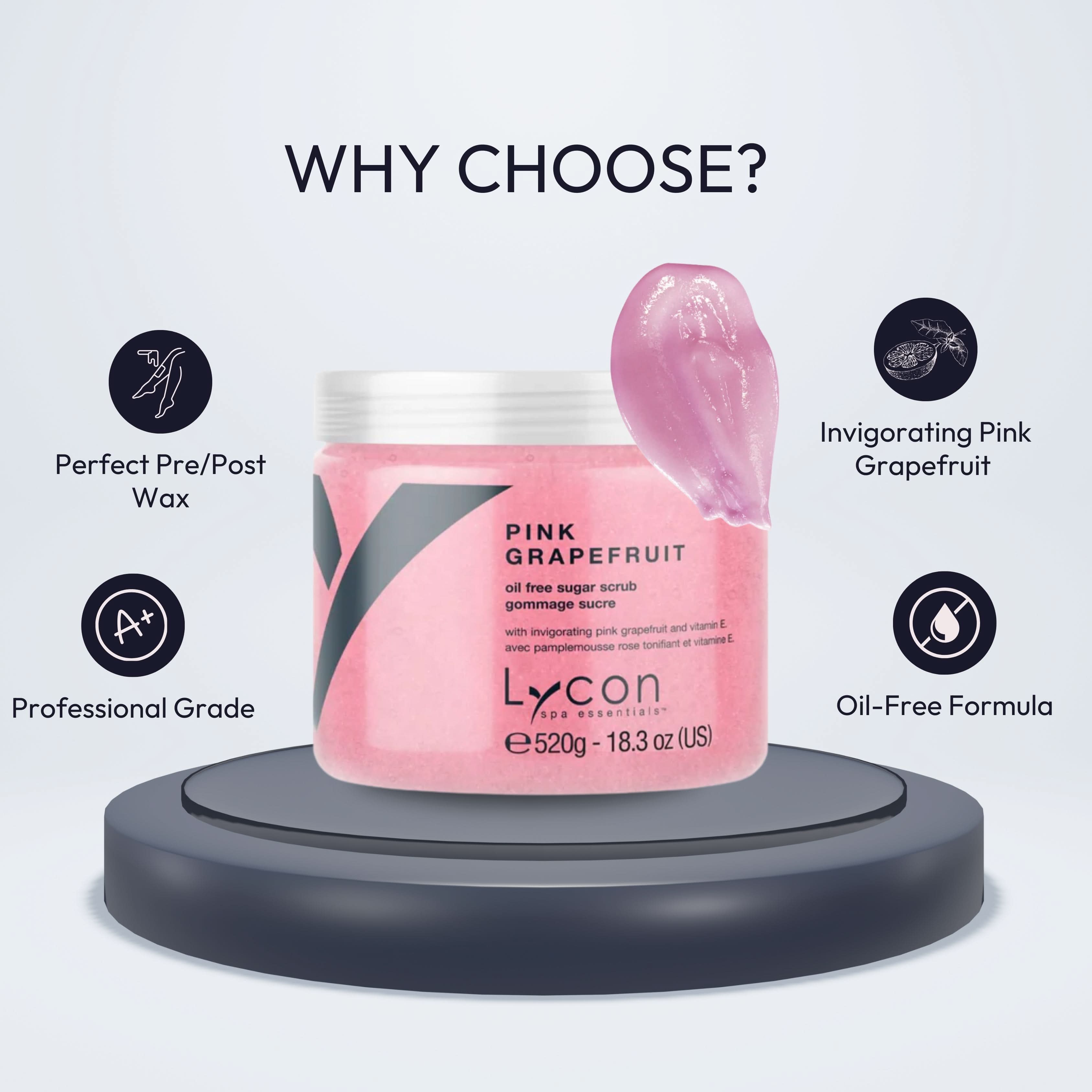 Pink Grapefruit Sugar Scrub - 520g