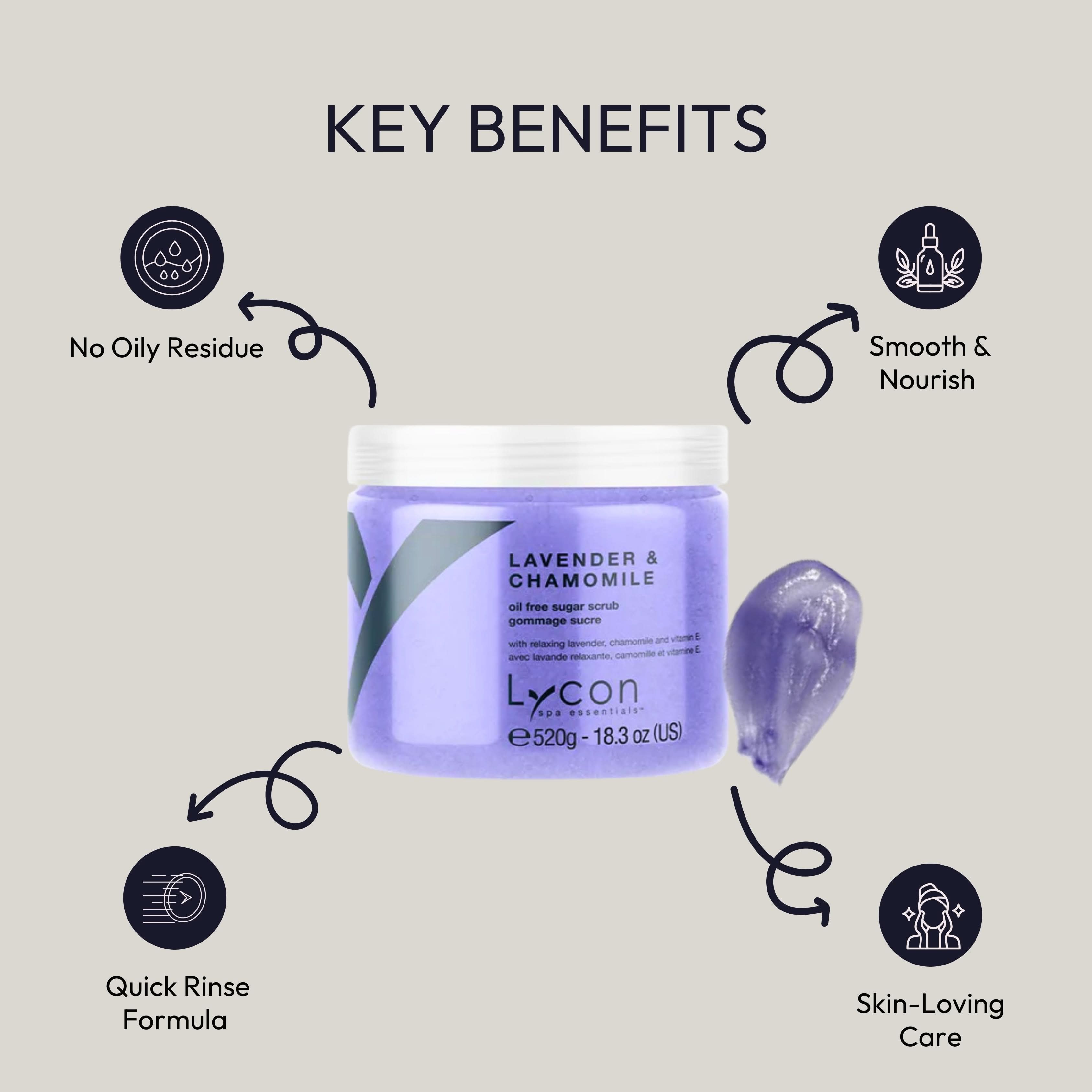 Lavender & Chamomile Sugar Scrub - 520g