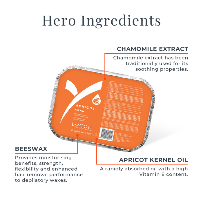 Apricot Hot wax - 1kg