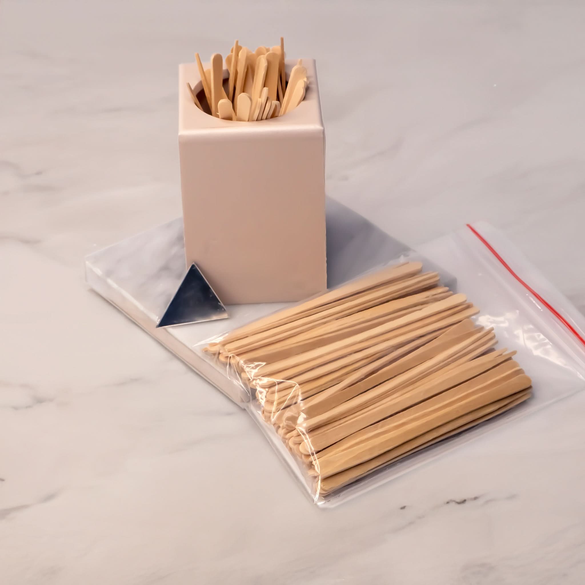 Professional Eyebrow Wooden Spatulas - Pack of 200