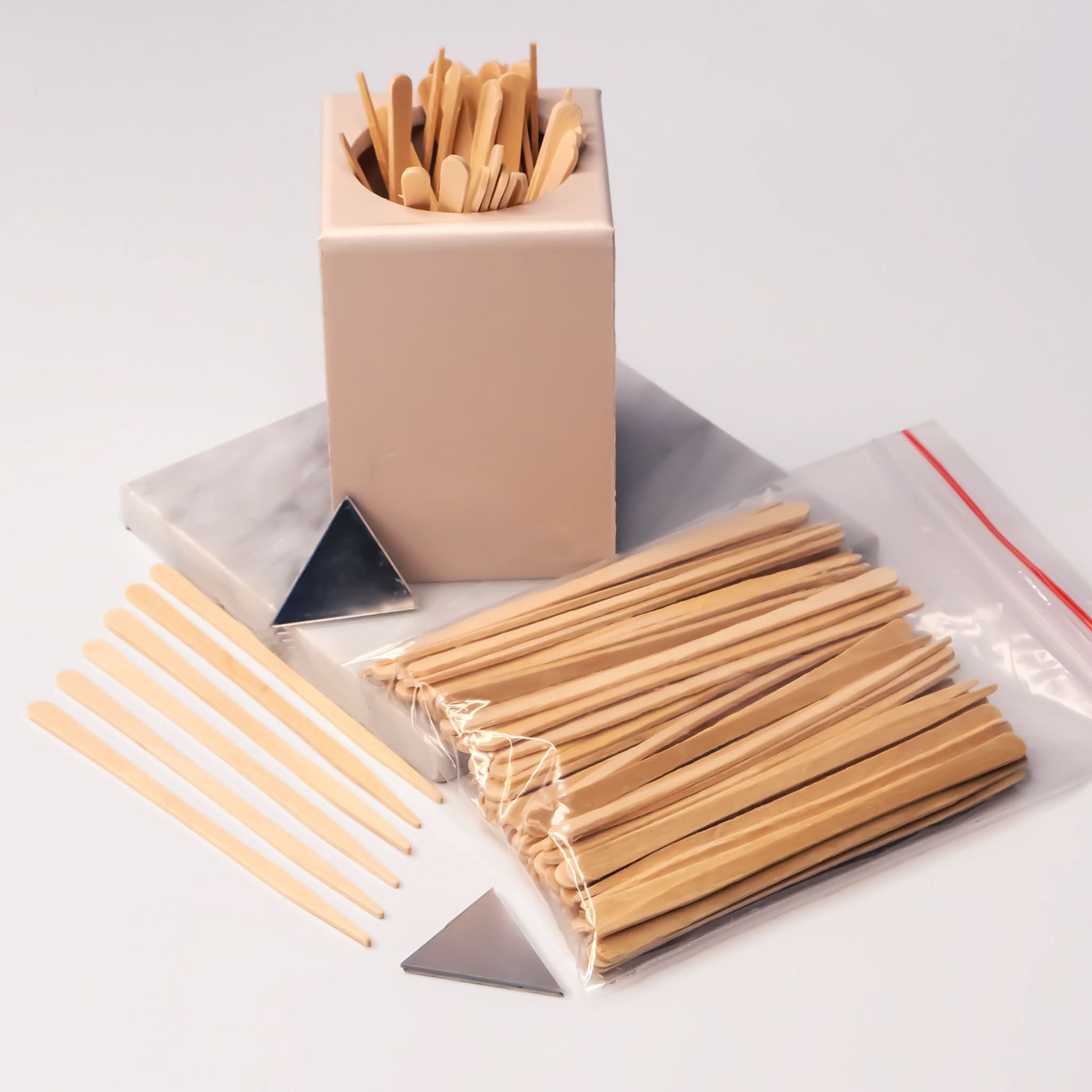 Professional Eyebrow Wooden Spatulas - Pack of 200