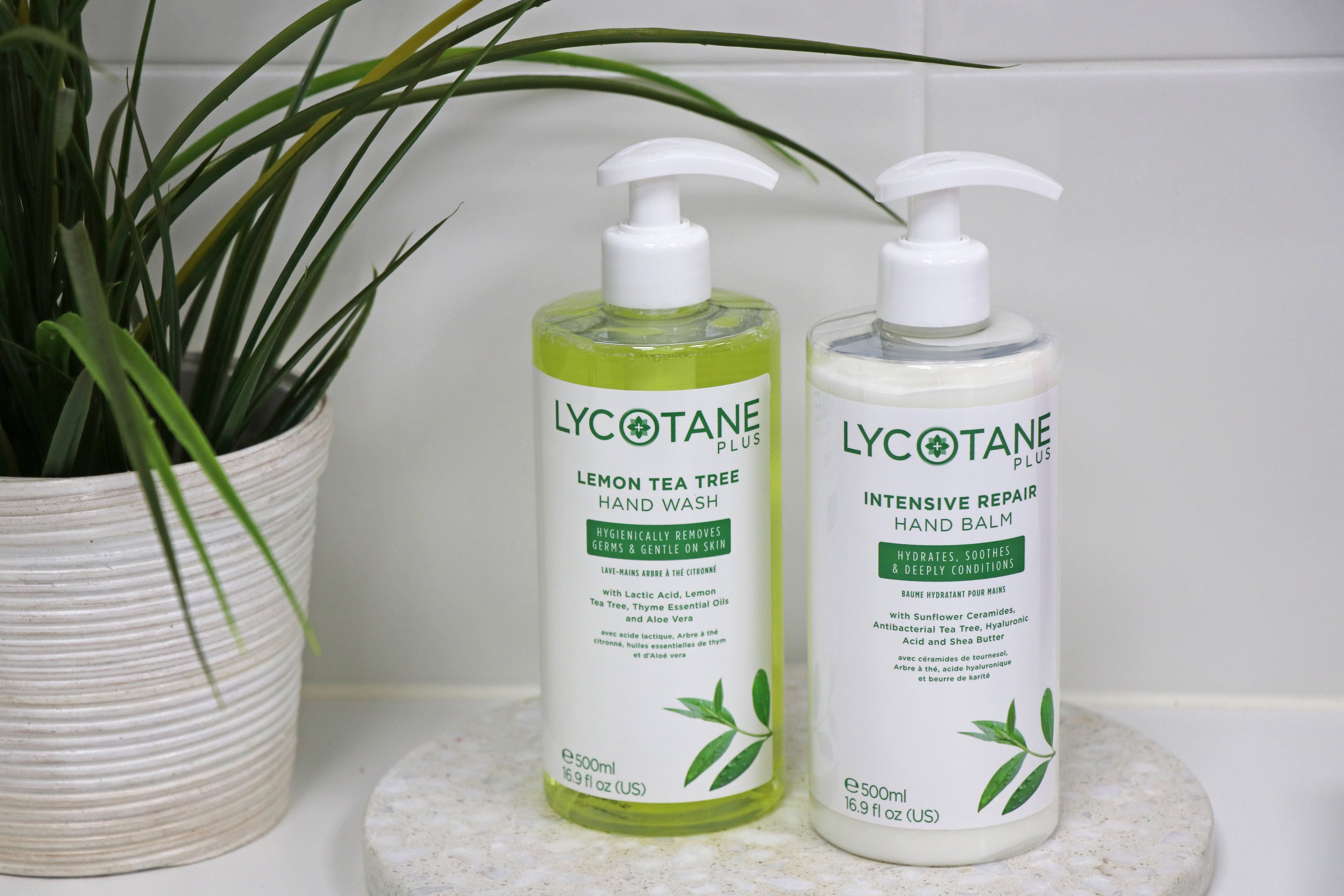 LYCOTANE REPAIR HAND BALM + LEMON TEA TREE HAND WASH Duo