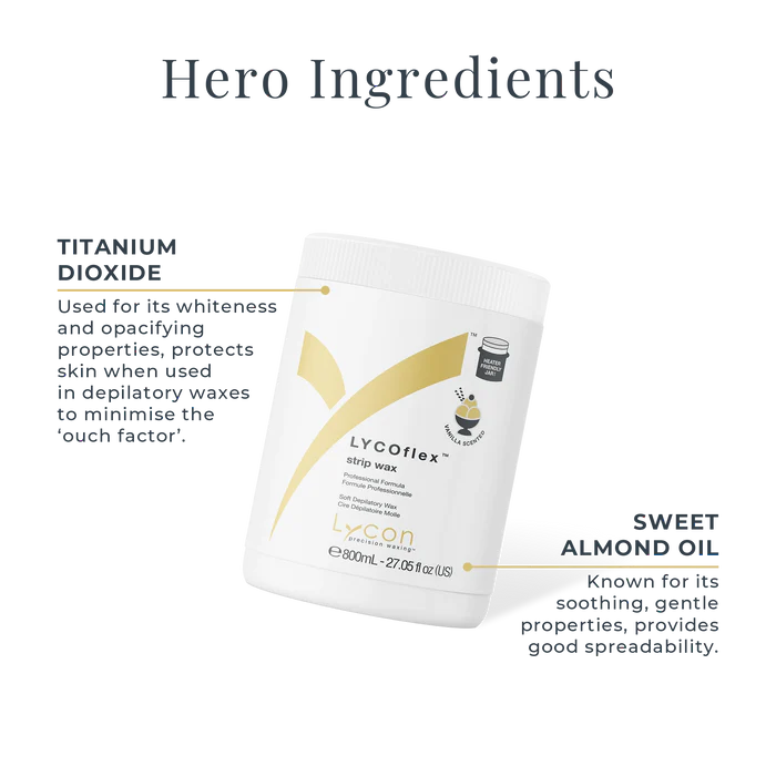 Lycoflex Vanilla Strip Wax - 800ml