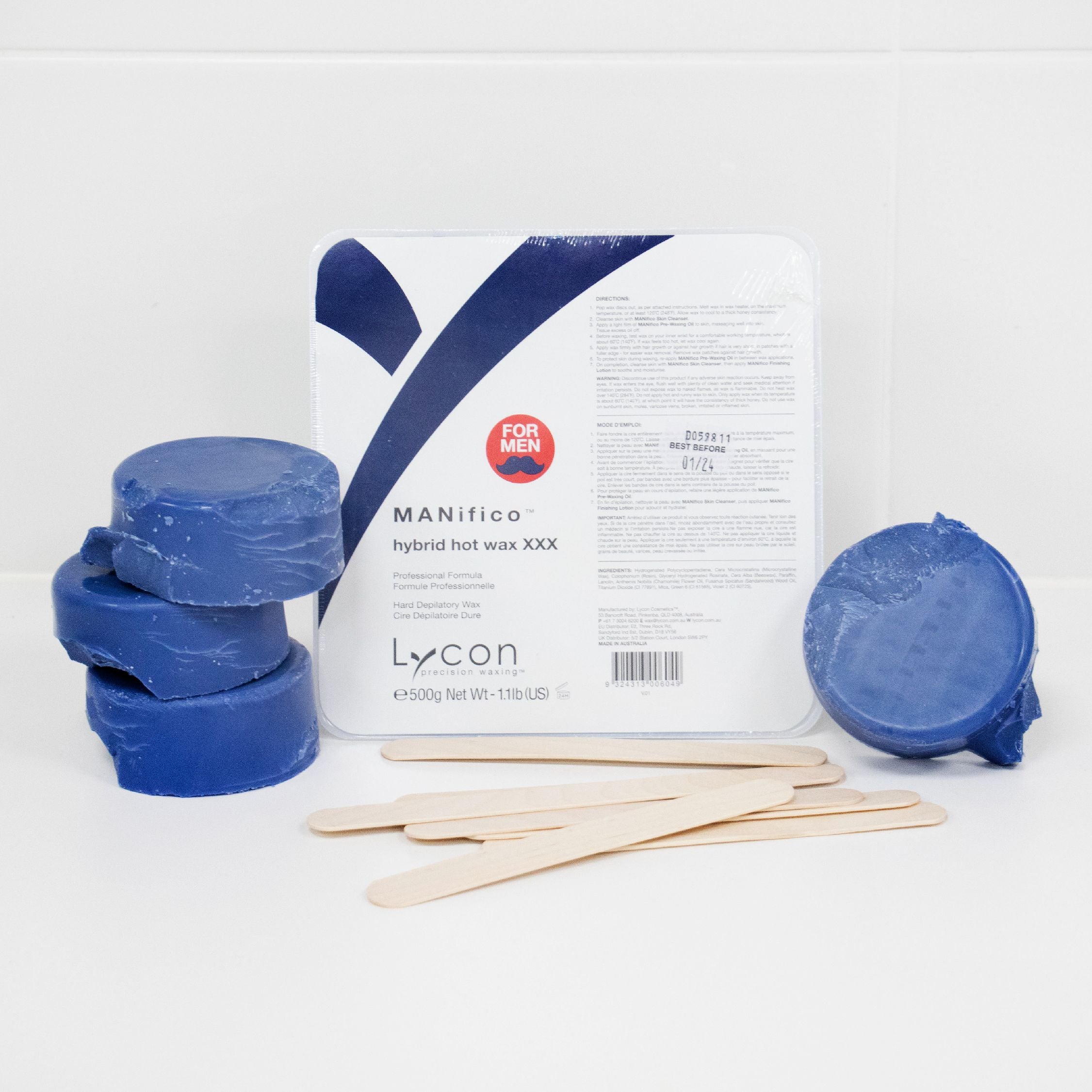 MANifico Male Waxing Kit
