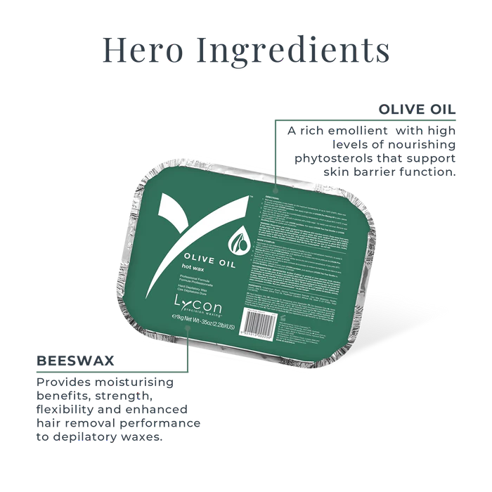 Olive Oil Hot Wax - 15kg Bulk Box