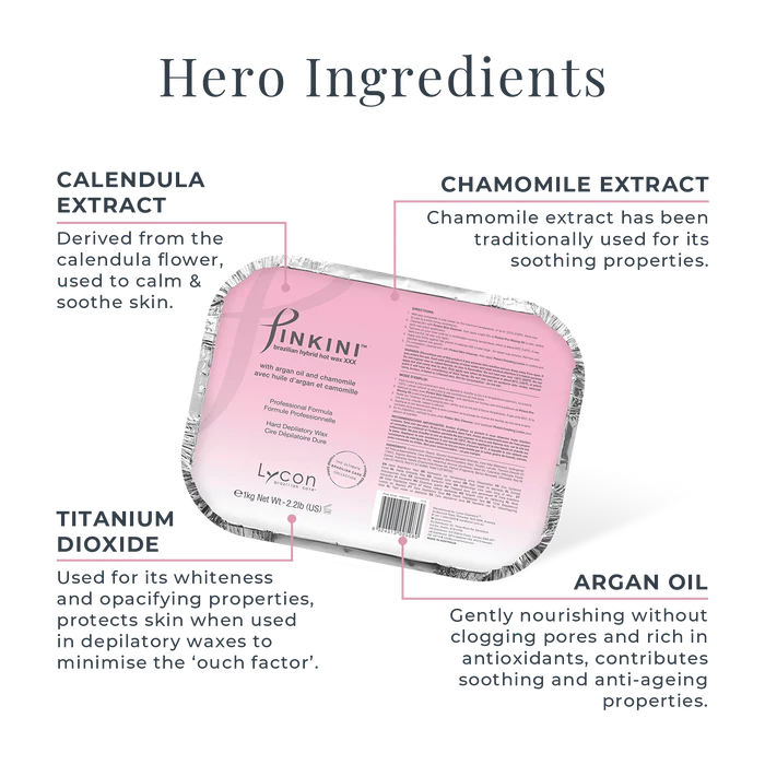 PINKINI Brazilian Hybrid Hot Wax - 1kg