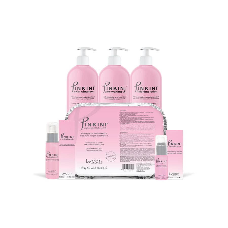 Pinkini Brazilian Care Kit - Perfect Wax kit for Bikini Waxing