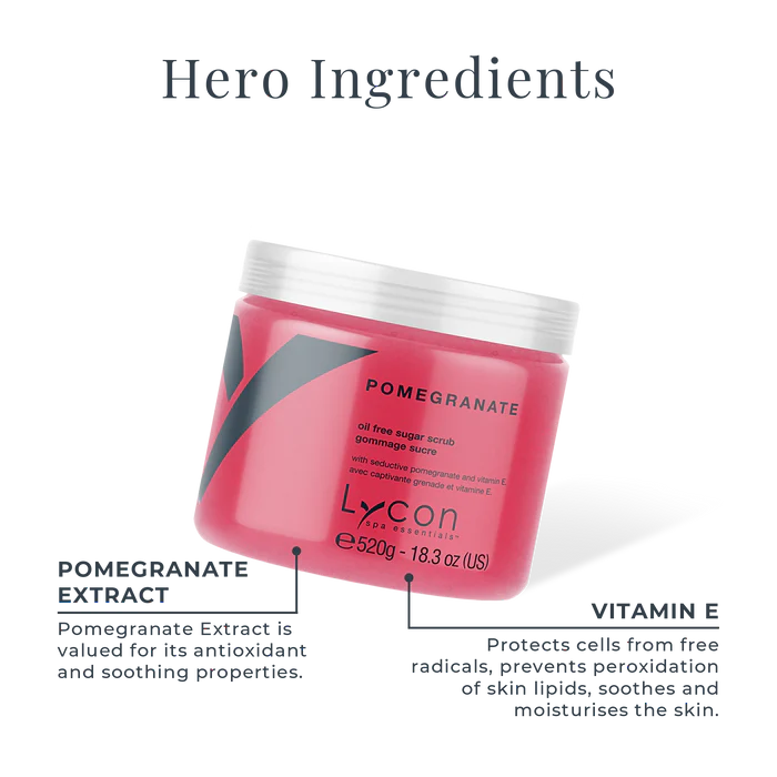 Pomegranate Sugar Scrub - 520g
