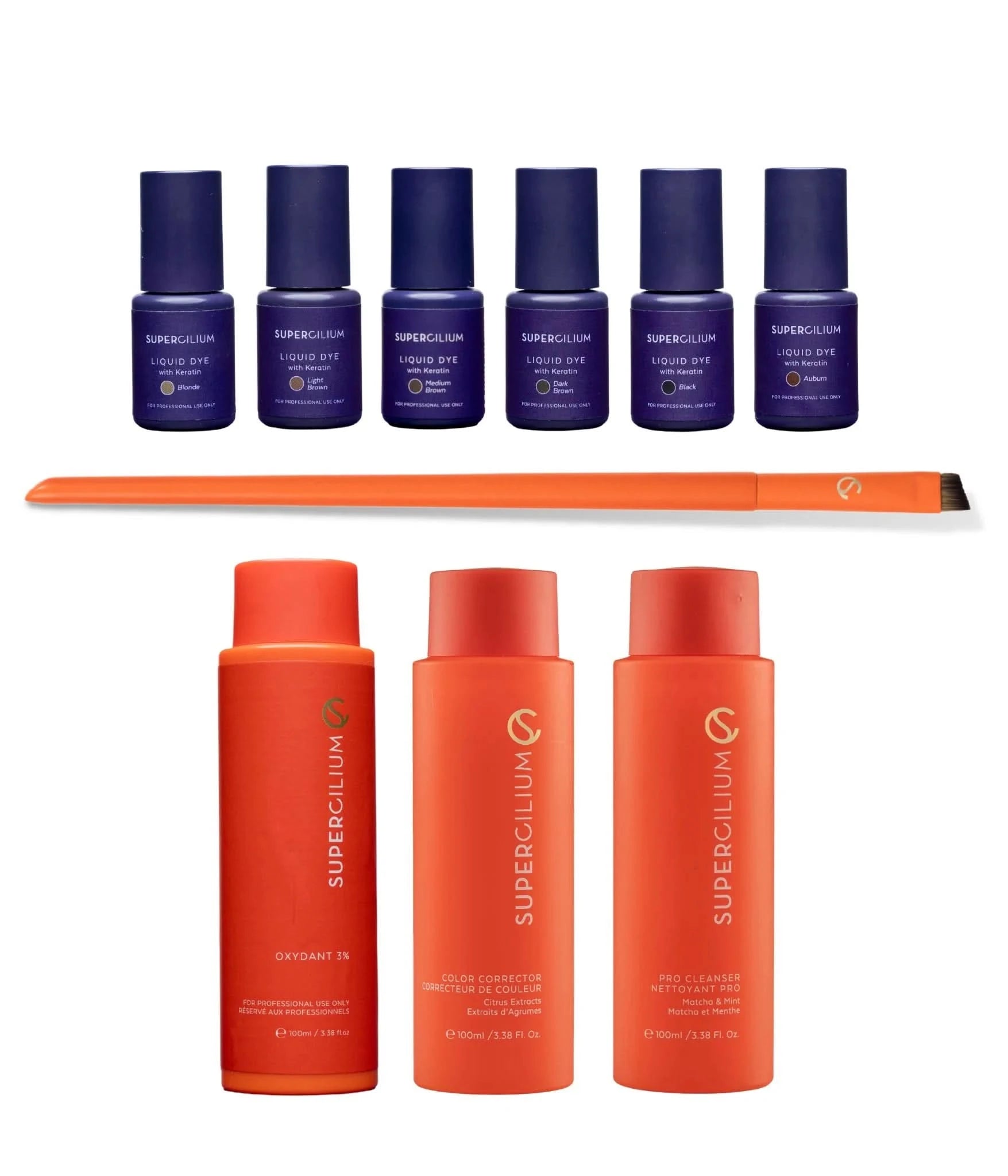 Supercilium Liquid Brow Dye With Keratin Kit