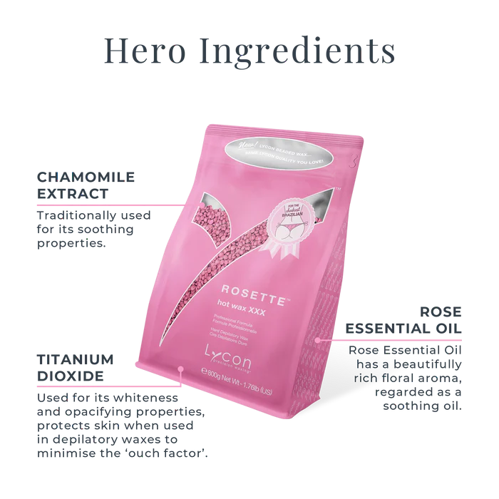 Rosette Hot Wax Beads