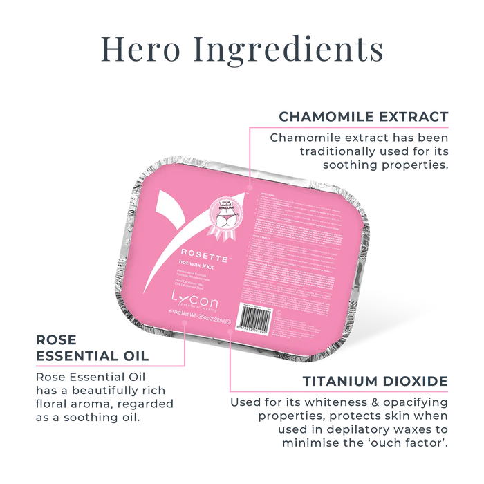 Rosette Pastel Hot Wax - 1kg