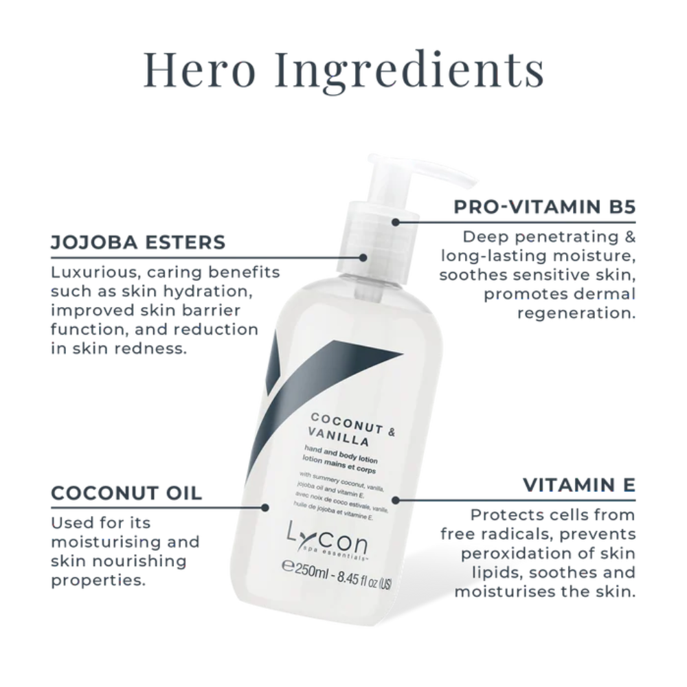 Coconut & Vanilla Hand & Body Lotion - Retail