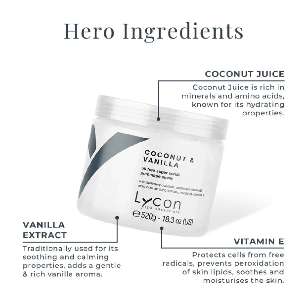 Coconut and Vanilla Sugar Scrub - Retail