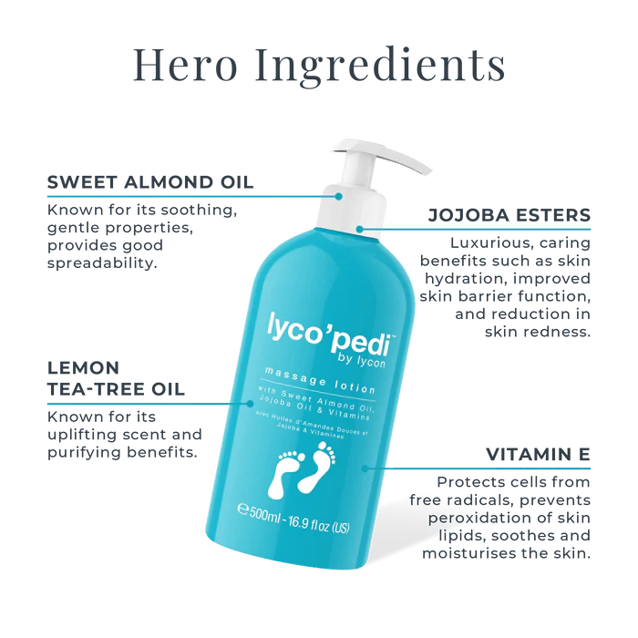 Lyco'Pedi Massage Lotion - 500ml