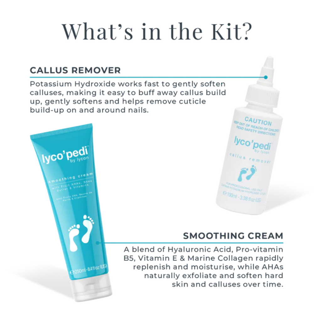 Lyco'Pedi Professional Pedicure Kit - Complete Foot Care System