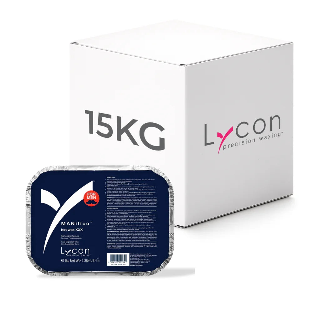 MANifico Men's Hot Wax - 15kg Bulk Box