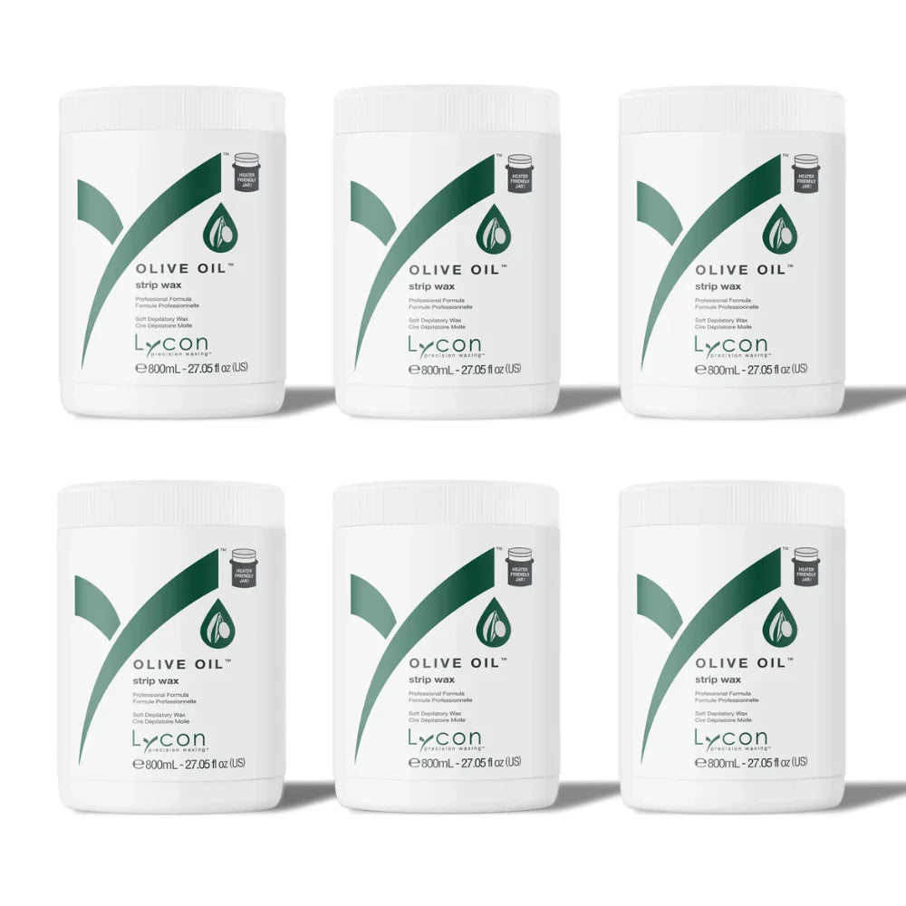 Olive Oil Strip Wax (800ml) - BOX of 6 Tub