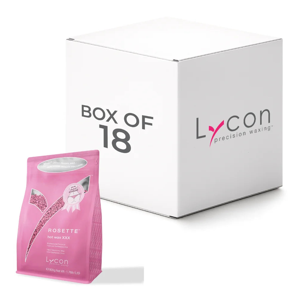 Rosette Hot Wax Beads (800g) - BOX of 18 bags