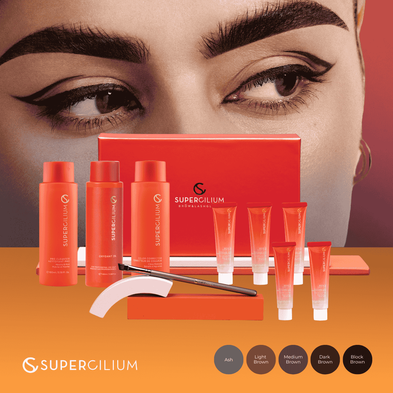 Supercilium Brow & Lash Dye Kit - Hybrid Tint Kit