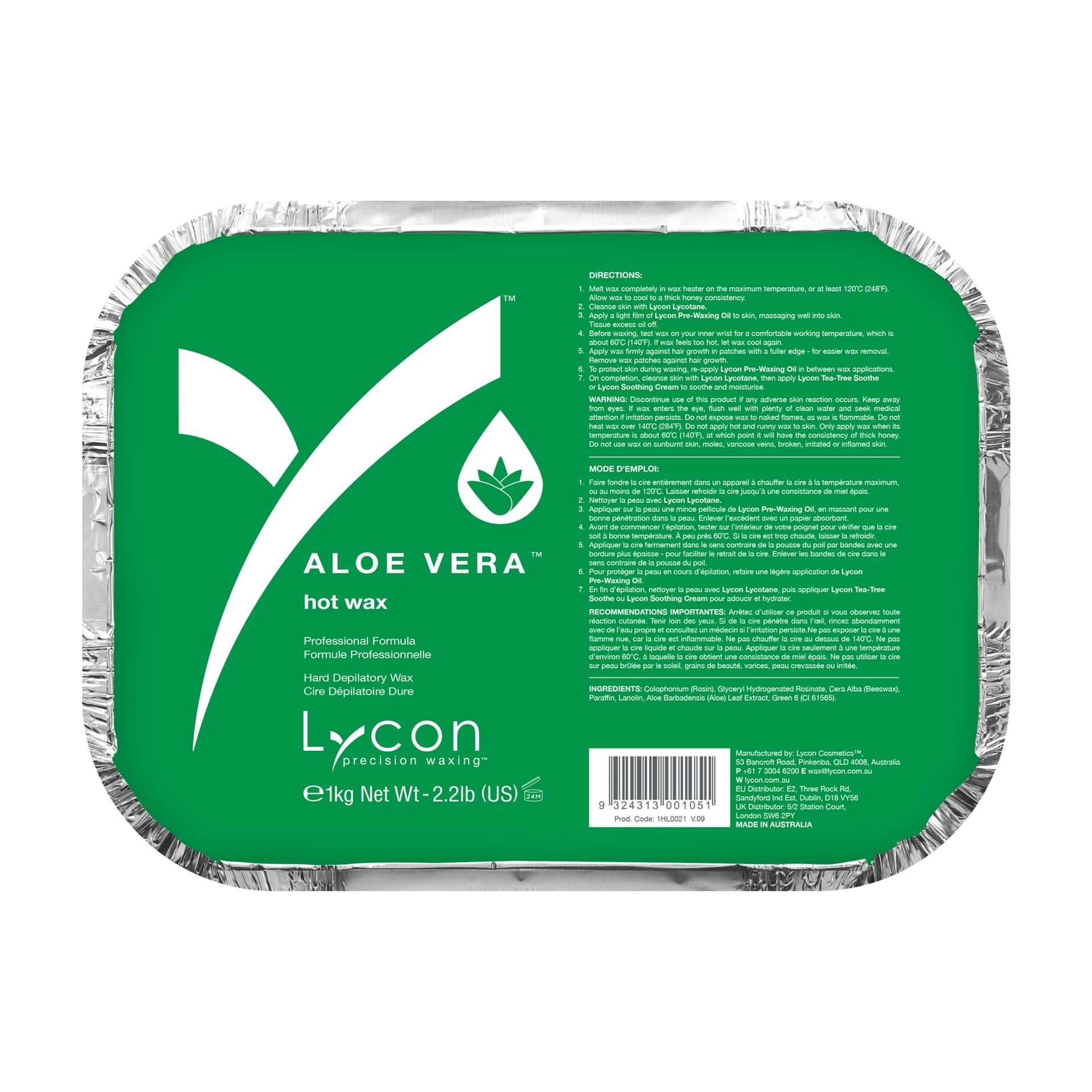 Aloe Vera Hot Wax