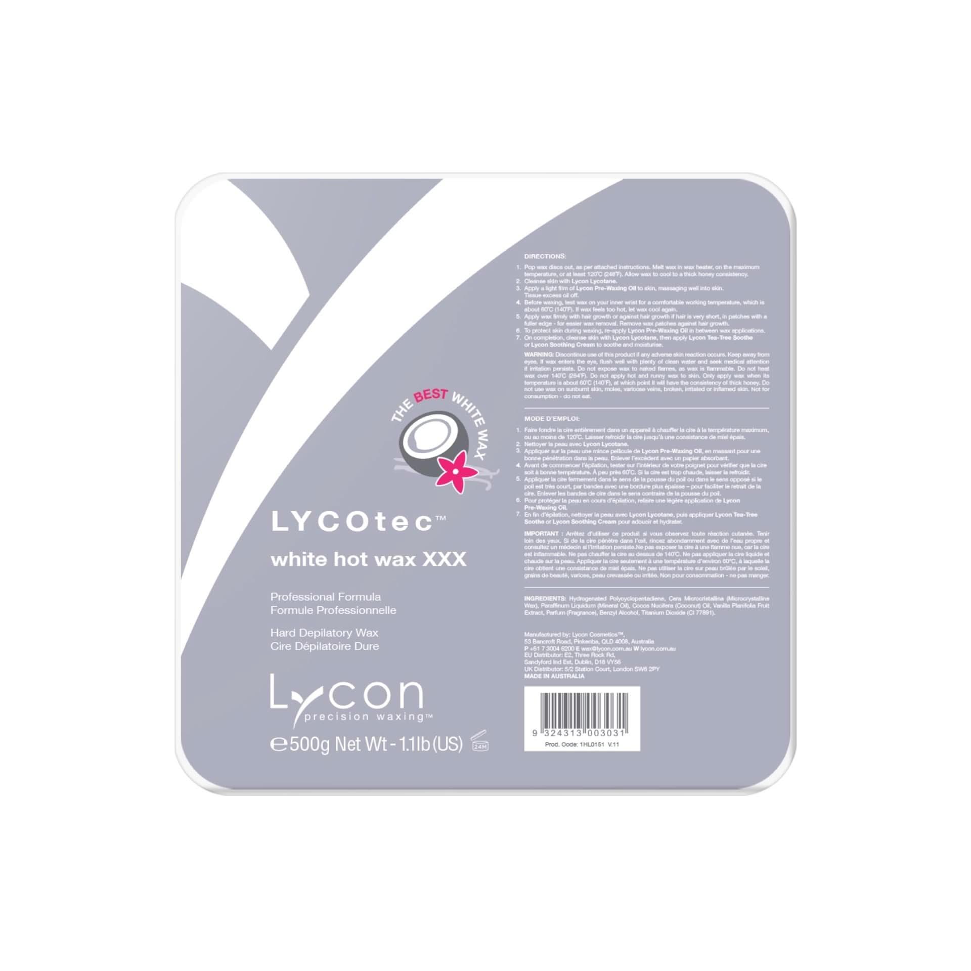 LYCOtec White Hot Wax