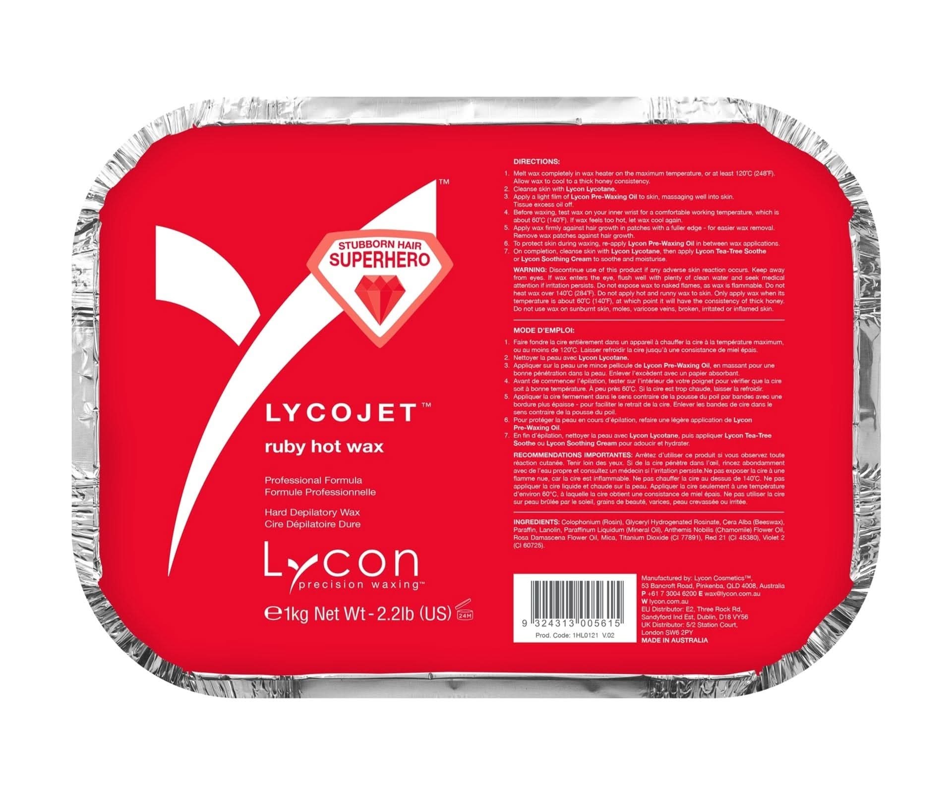 Lycojet Ruby Hot Wax