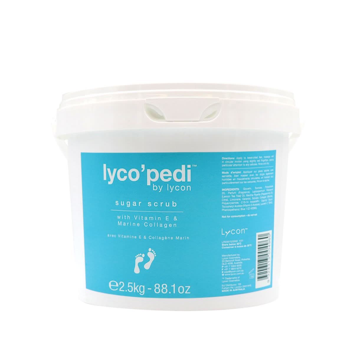 Lyco'Pedi Sugar Scrub- 2.5kg