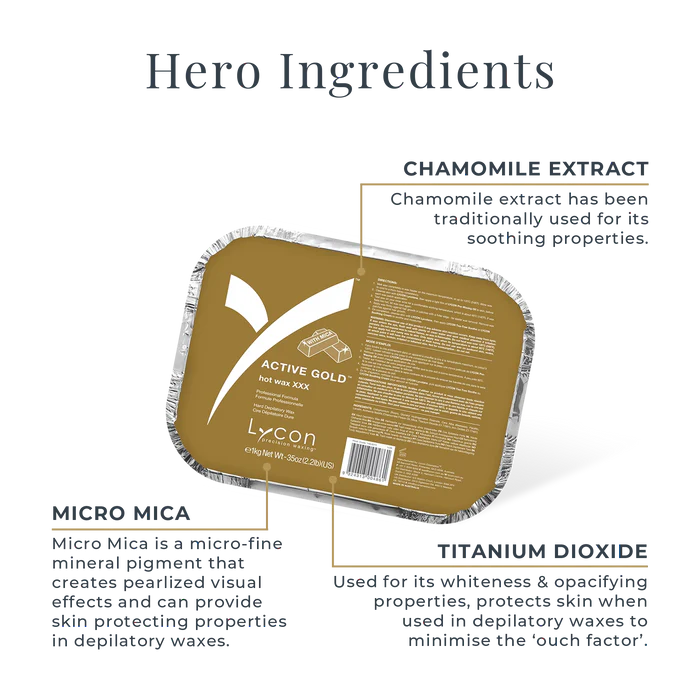Active Gold Hot Wax - 1kg