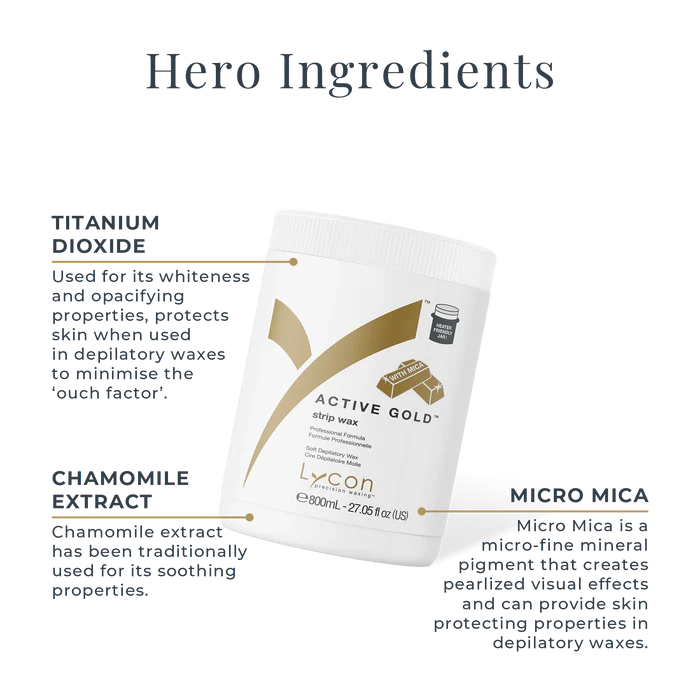 Active Gold Strip Wax - 800ml
