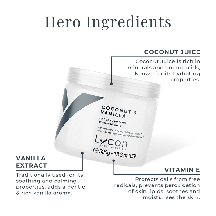 Coconut and Vanilla Sugar Scrub - 520g