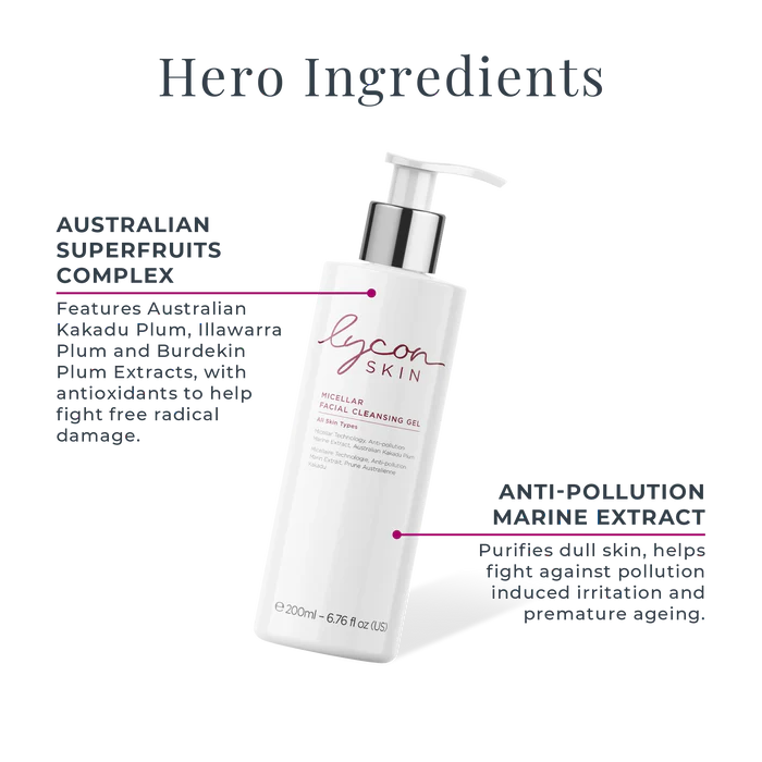 Micellar Facial Cleansing Gel 200ml - Retail