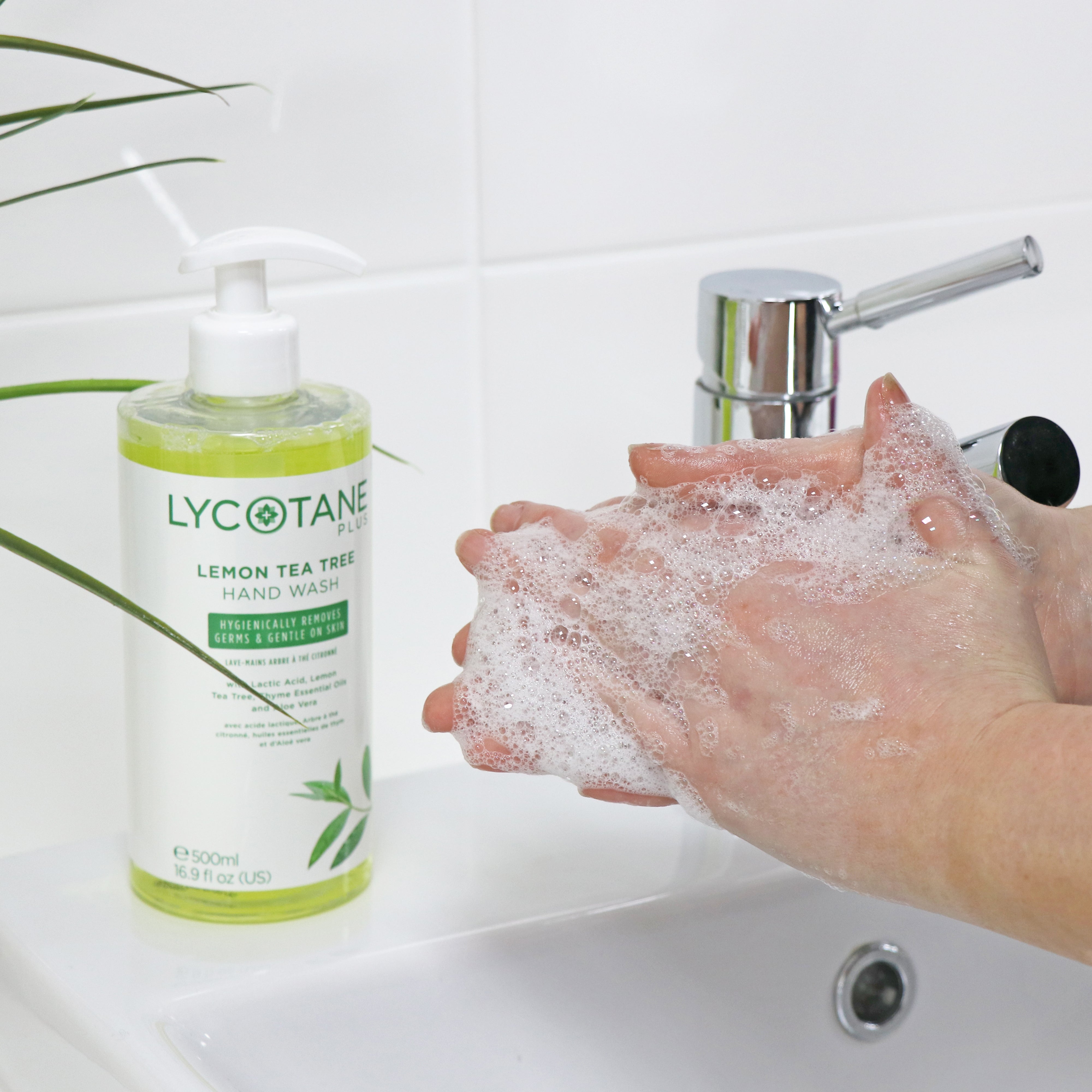 LYCOTANE REPAIR HAND BALM + LEMON TEA TREE HAND WASH Duo