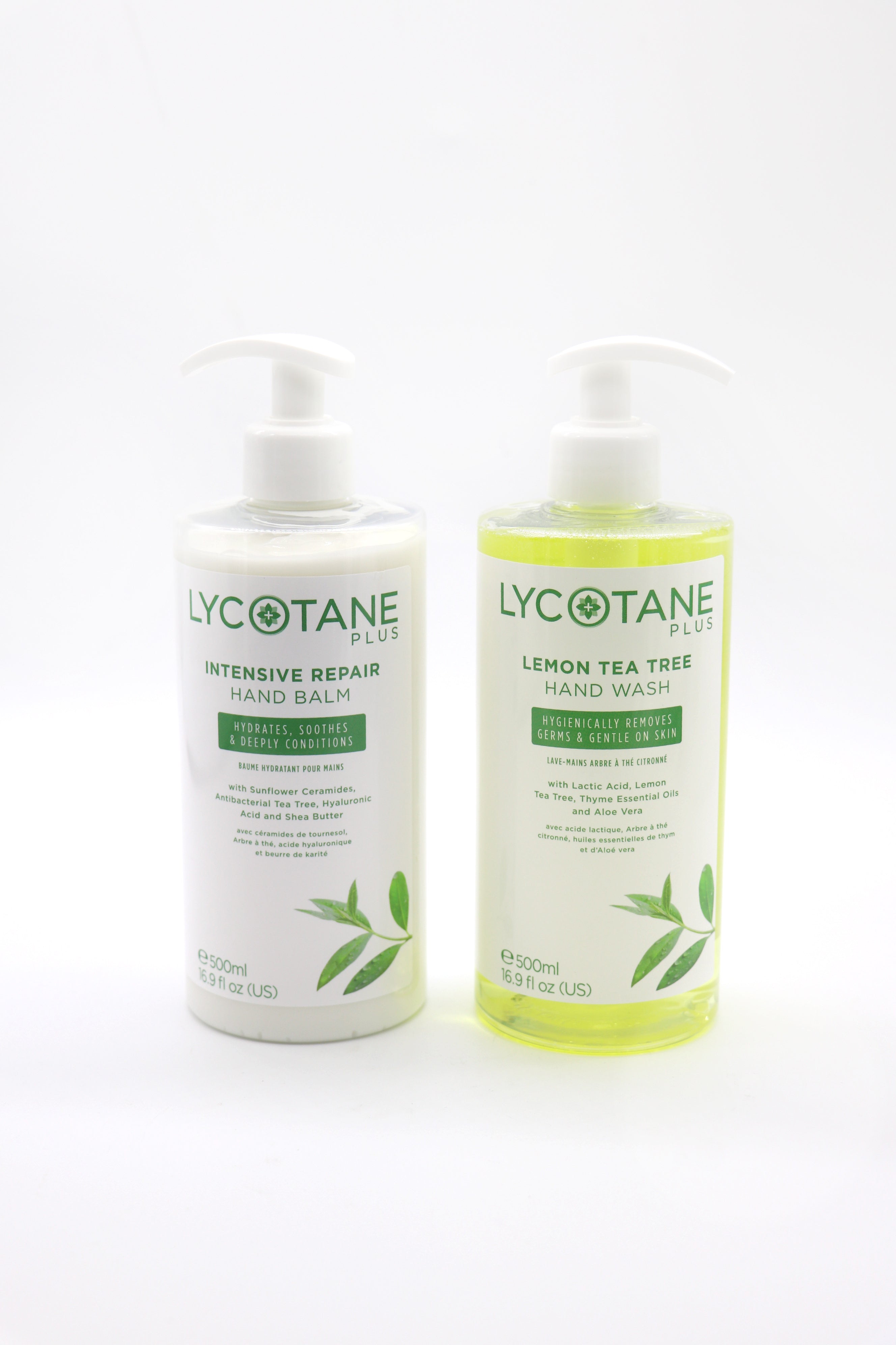 LYCOTANE REPAIR HAND BALM + LEMON TEA TREE HAND WASH Duo