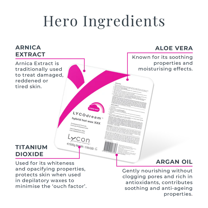 Lycodream Hybrid Hot Wax - 500g