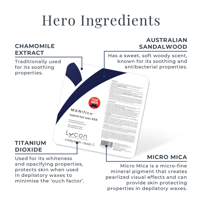 MANifico Hybrid Hot Wax - 500g
