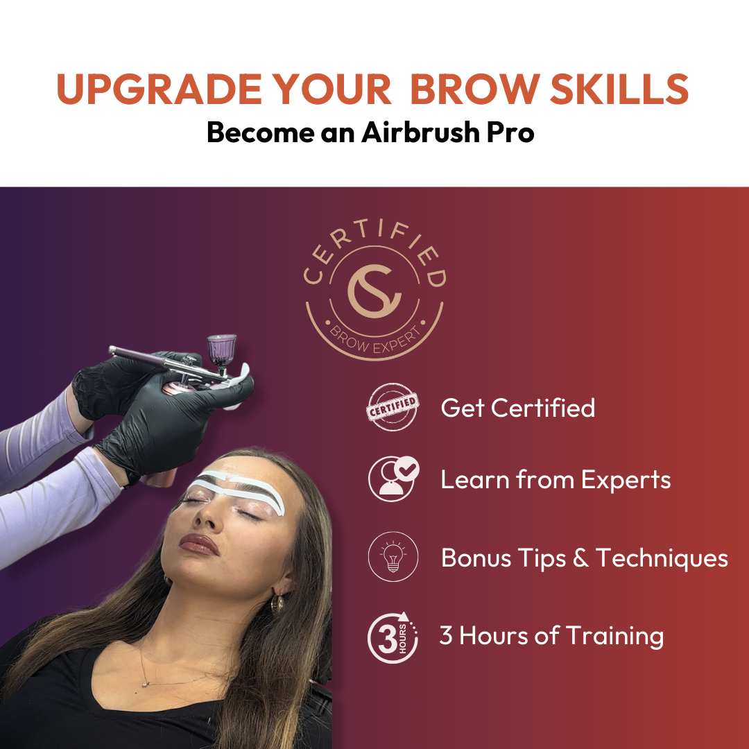 CERTIFIED AIRBRUSH BROWS COURSE