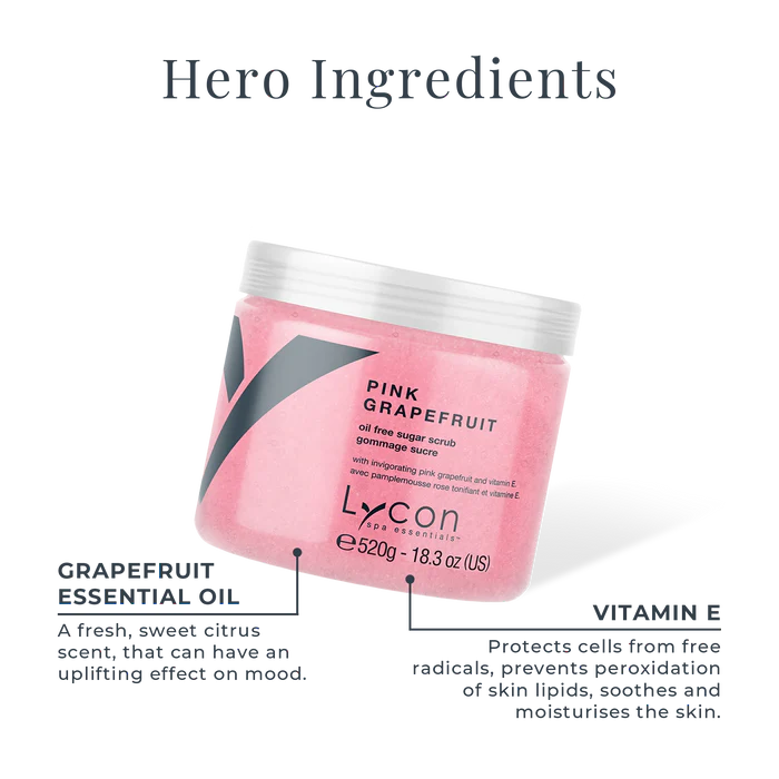 Pink Grapefruit Sugar Scrub - 520g
