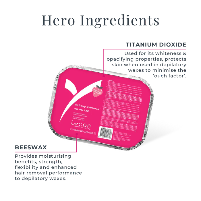 SoBerry Delicious Hot Wax - 1kg
