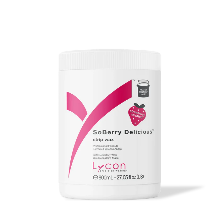 So Berry Delicious Strip Wax 800ml - Heater Friendly Jar for easy use