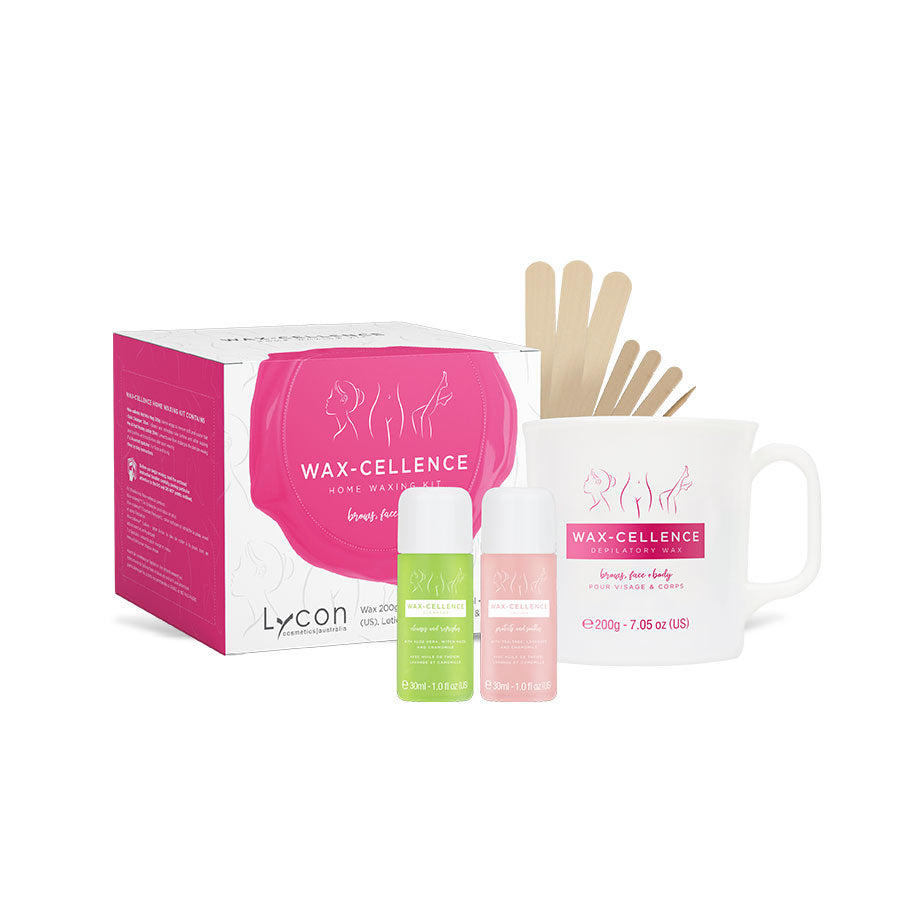WAX-CELLENCE Home Waxing Kit – Perfect for DIY home waxing - Retail