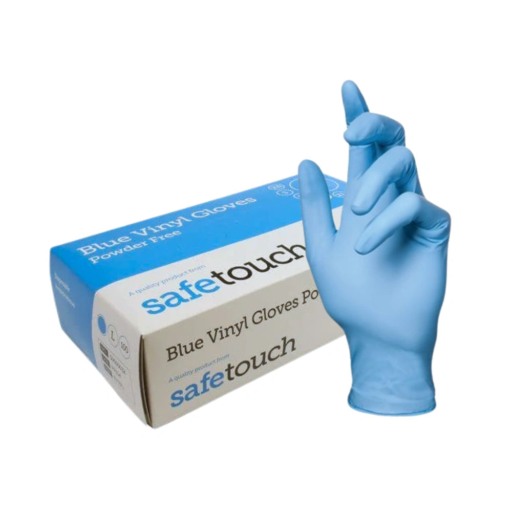 Powder Free Nitrile Blue Gloves (Pack of 100)