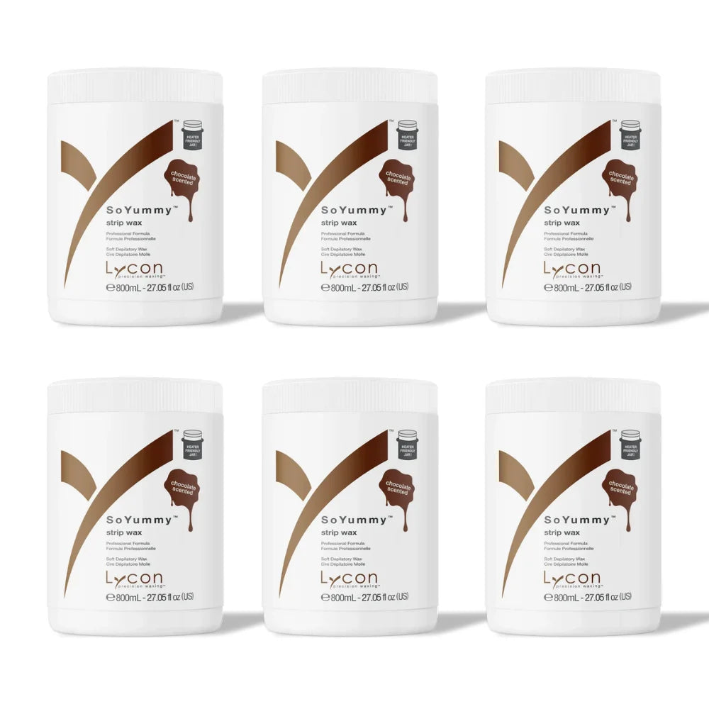 Chocolate Strip Wax (800ml) - BOX of 6 Tub