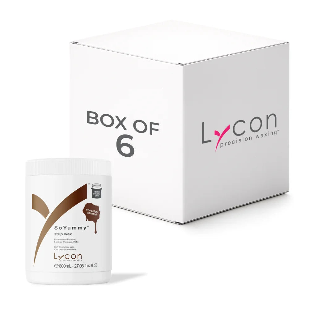 Chocolate Strip Wax (800ml) - BOX of 6 Tub