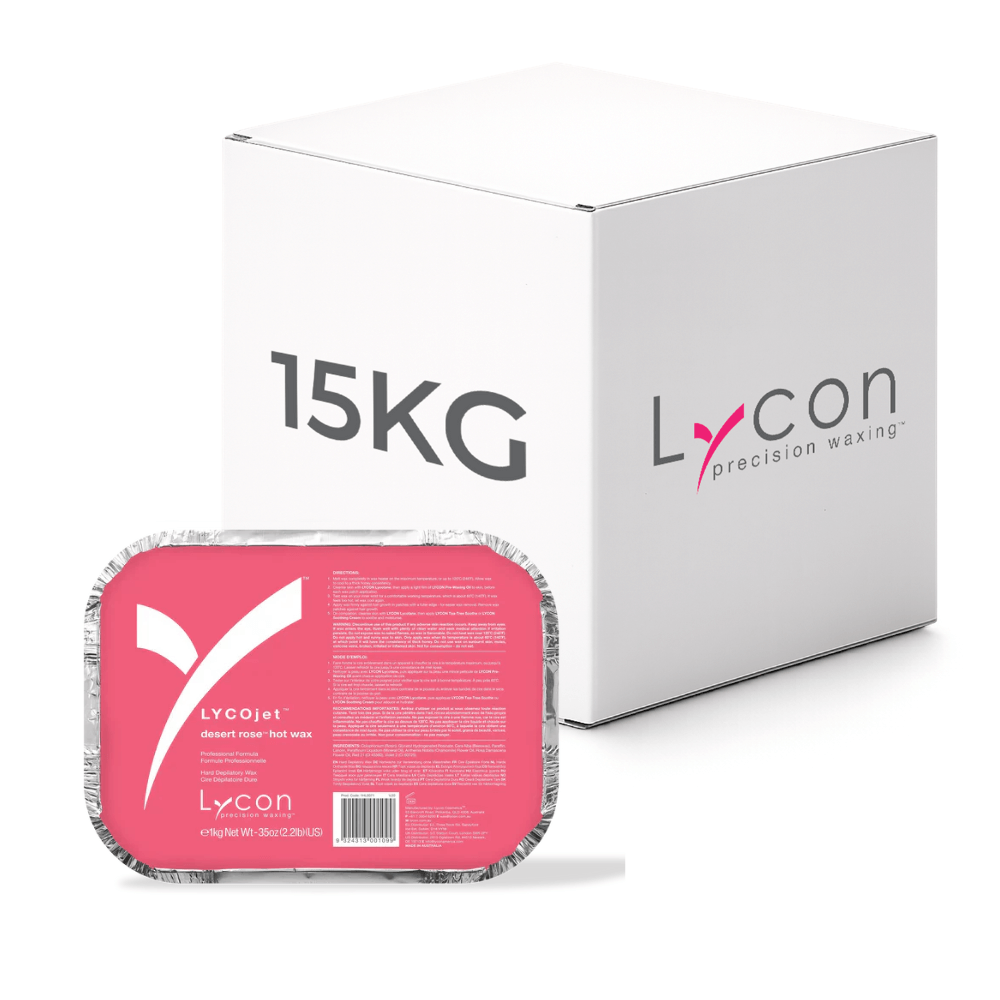Desert Rose Lycojet Hot Wax - 15kg Bulk Box