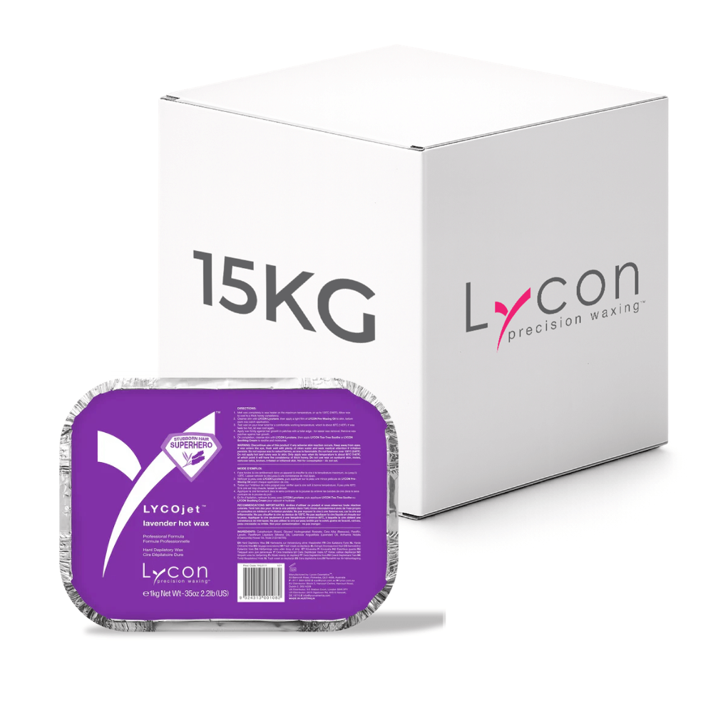 Lavender Lycojet Hot Wax - 15kg Bulk Box