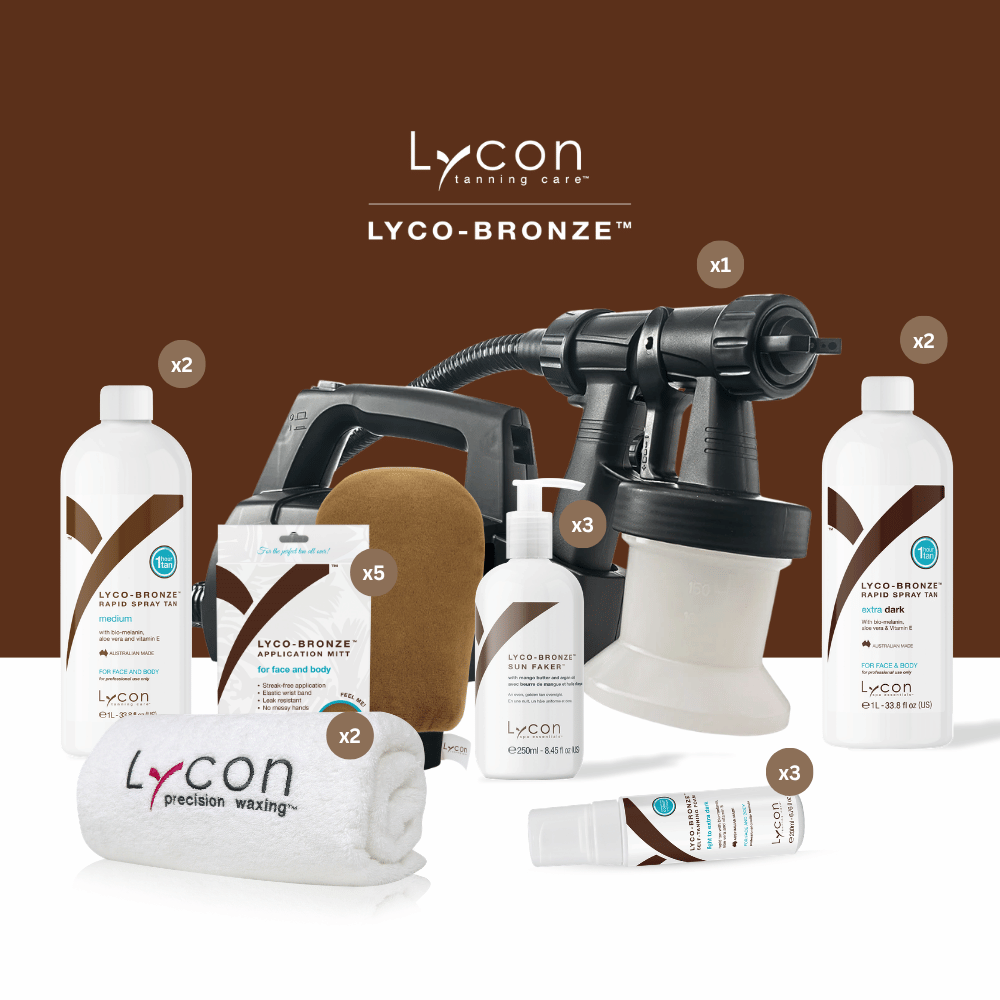 Lyco-Bronze Tanning Starter Kit for Professionals