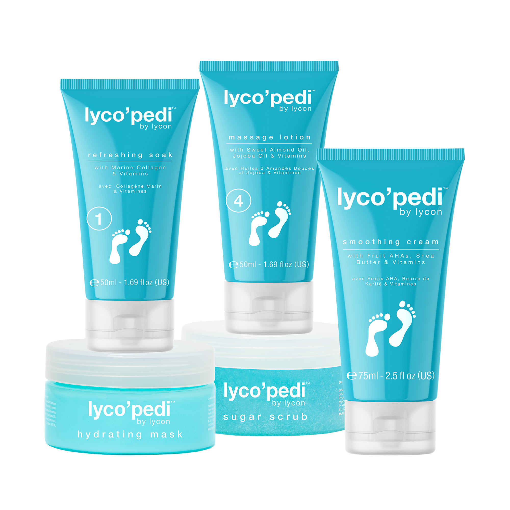 Lyco'Pedi Mini At Home Pedicure Kit - Retail