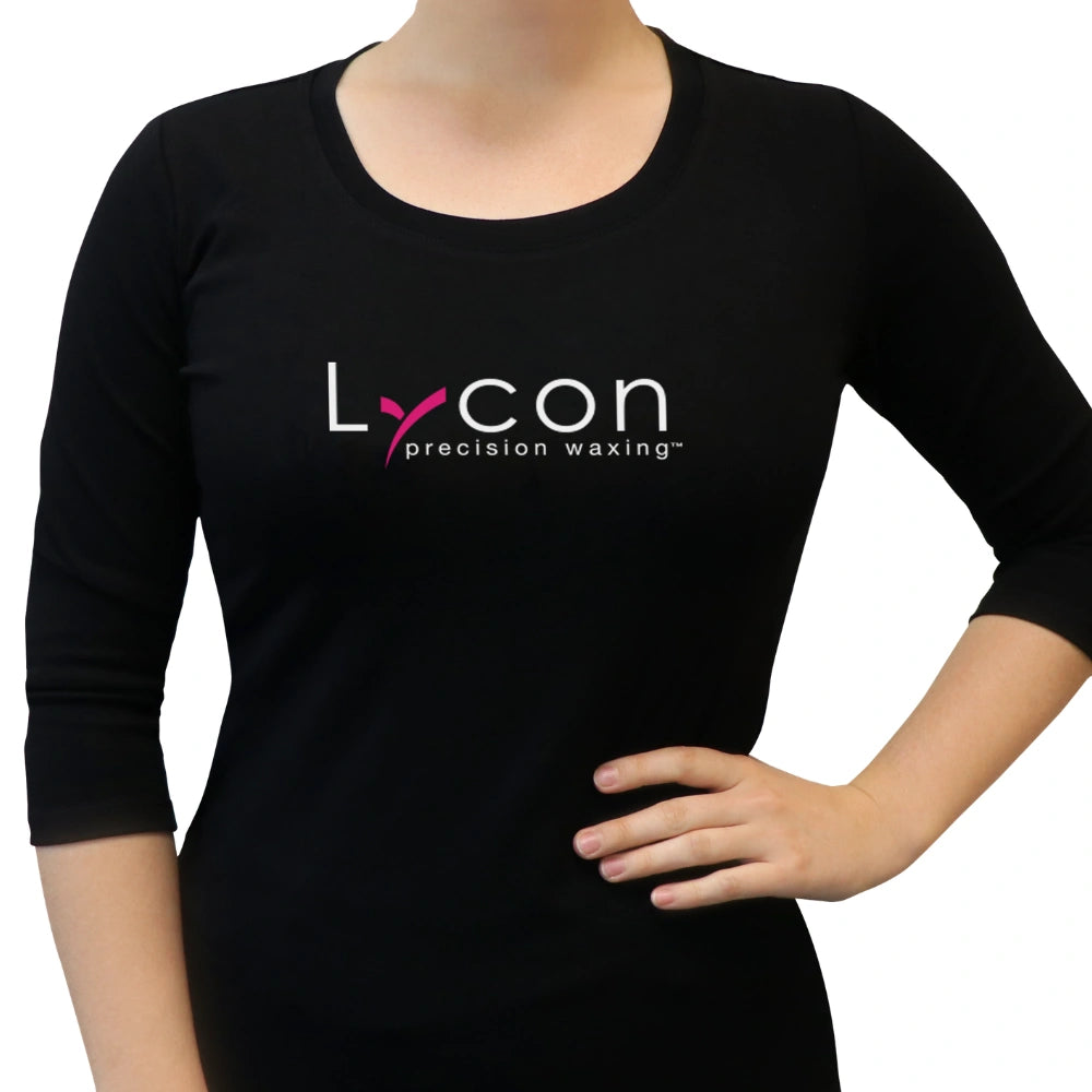 LYCON Pro Black 3/4 Sleeve T-Shirt