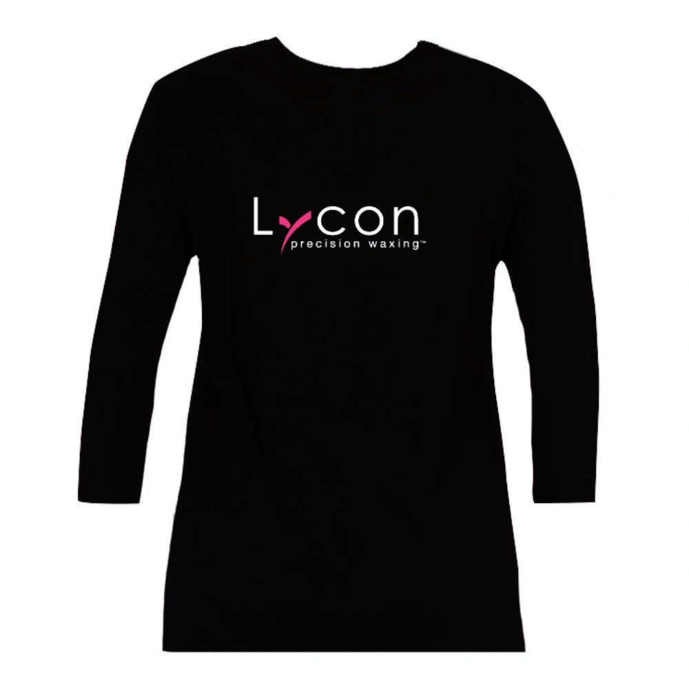 LYCON Pro Black 3/4 Sleeve T-Shirt