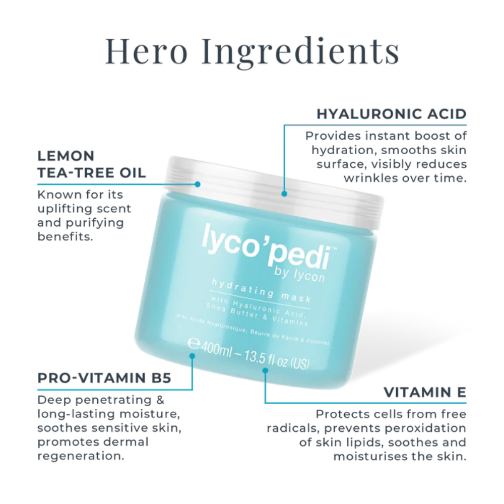 Lyco'Pedi Hydrating Mask - 400ml - Retail